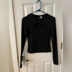 H&M cropped top with cutout